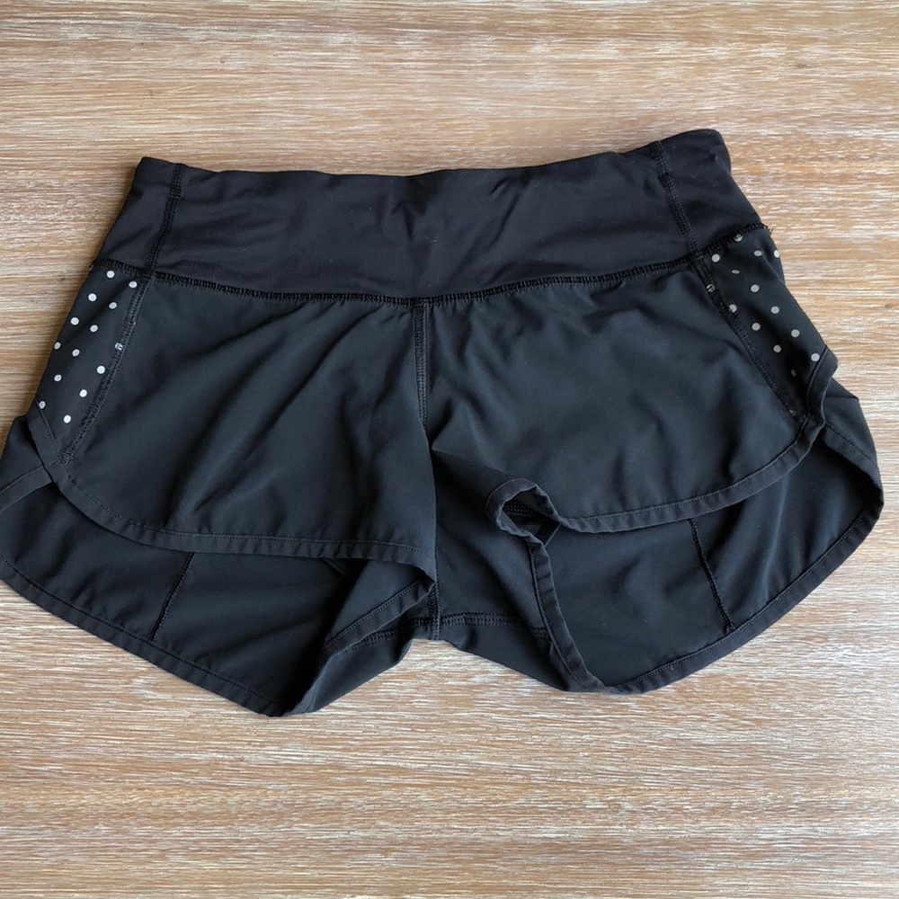 Lululemon reflective dot shorts